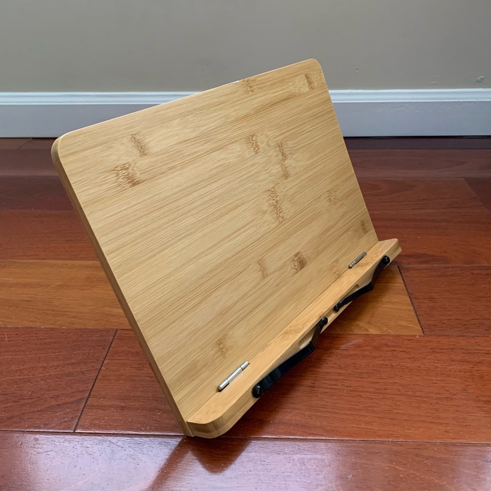 NEW Bamboo Book/Tablet Stand